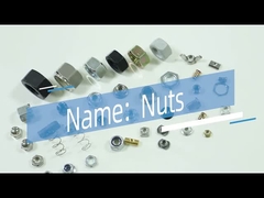 Dadi in lega di zinco svasati della Cina del dado della mobilia della testa