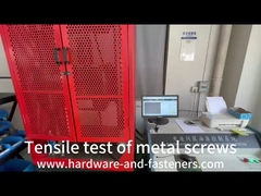 Prova di trazione del processo di ispezione della qualità della vite