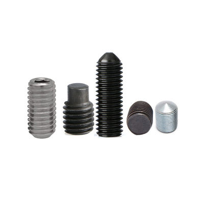 QUALITÀ  Custom Flat Point Hollow Hexagon Set Screws SS304 Hex Socket Allen Nose Grub Screw Set fabbrica