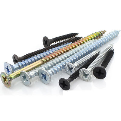 QUALITÀ  Flat Bugle Head Drywall Screws Fine Coarse Thread Self Drilling Wood Screw DIN 18182 fabbrica