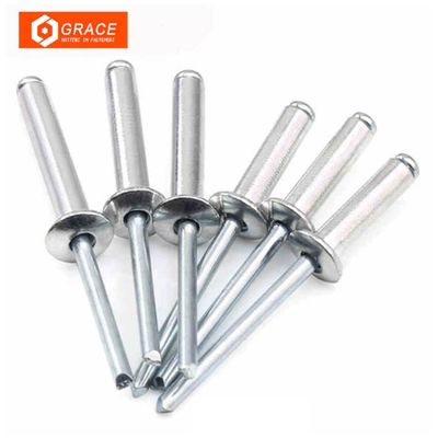 QUALITÀ  Aluminum Metal 8mm Countersunk Head Blind Rivets Galvanized fabbrica